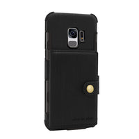 PU Leather Case For Galaxy S9 With Pouch Back