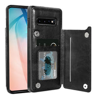 Luxury Leather Wallet Case For Samsung S10 S10E S10 Plus