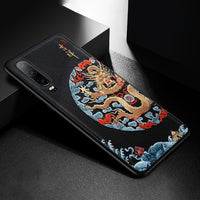 Emboss Leather Huawei Case