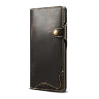 For Samsung Note 9 Genuine Leather Wallet Stand Protect Wallet Case
