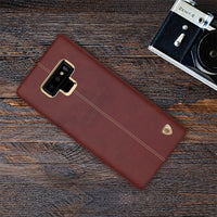 Elegant Luxury Englon Leather  Phone Cases for Samsung Galaxy Note 9