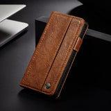 Luxury Business Genuine Leather Cases For iPhone X 8 7 Plus 6 6s Plus