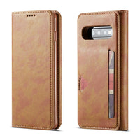 Wallet Flip Leather 5 Card Slots Photo Frame Case For Galaxy S10 S10 Plus S10e