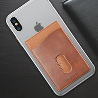 Leather Card Holder Sticker 3M Adhesives