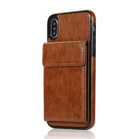 Vintage Leather Case For iPhone X XS Max XR 8 Plus