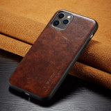 Luxury Slim Leather Back Case for iPhone 11 Pro MAX XS XR X 6 6s 7 8 Plus