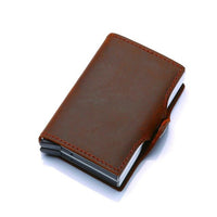 Unisex Credit Card Holder Horse Leather Wallet