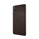 For iPhone XS Max Case Business Leather Back Cover