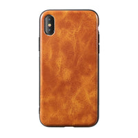 Business Soft PU Leather Case For iPhone X XS Max