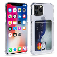 Heavy Protection Case Clear Card Slot Soft Cover For iPhone 11 Pro X XR XS Max Huawei Mate 30 Pro P20 P30 Lite