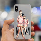 Baby & Mom Phone Case For iPhone X XS Max XR 8 7 6 6s Plus