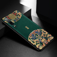 Emboss Leather Phone Case For Huawei P20 P30
