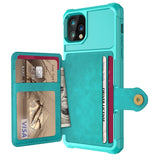 Credit Card PU Leather Flip Wallet Case for iPhone 11 Pro Max