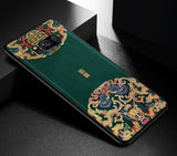 Luxury 3D Emboss Leather Case For Samsung Galaxy S8 S9 Plus
