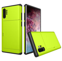 Slide Armor Wallet Card Slot Shockproof Cover For Samsung Note 10+ S10 S9 S8 Plus S10E