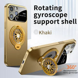 2024 Brand New Rotation Gyroscope Magnetic Stand Case For iPhone 15 14 Series