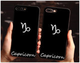 Cute Zodiac Sign Black TPU Cartoon Phone Case For iphone 11 Series