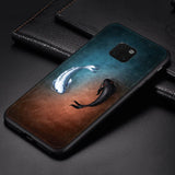 Luxury Fashion Fishes Soft Leather Anti-knock Shock-Proof Case For Huawei Mate 20 Pro P20 P30 Pro Mate 10 20 Pro