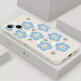 Retro Butterfly Flowers Case For Samsung Galaxy S23 S22 S21 series