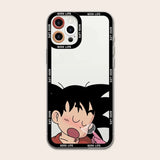 Dragon Balls Z Shockproof Soft Silicone Clear Case for iPhone 15 14 13 12 series