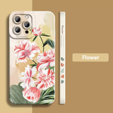 Beautiful Watercolor Flowers TPU Case For iPhone 14 13 12 series