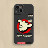 Creative Lucky Gesture Cool Pattern Soft Silicone Case For iPhone 15 14 13 series