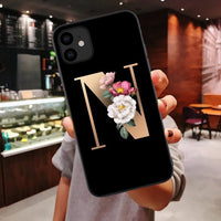 Custom Letter Case Soft TPU Cover Support Wireless Charging for iPhone 11 Pro Max