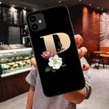 Custom Letter Case Soft TPU Cover Support Wireless Charging for iPhone 11 Pro Max