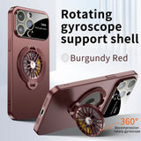 2024 Brand New Rotation Gyroscope Magnetic Stand Case For iPhone 15 14 Series