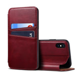 New Luxury Business Style Genuine Leather Case for iPhone 8 8 Plus X XS