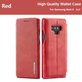 High Quality Funda Wallet Case For Samsung Galaxy Note 9 Note 8 S9 S9 Plus
