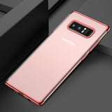 Luxury Case For Samsung Note 8 S8 S9 Plus Transparent Silicon