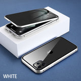 Luxury Privacy Tempered Glass Magnetic Full Protection Case For iPhone 11 Series