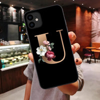 Custom Letter Case Soft TPU Cover Support Wireless Charging for iPhone 11 Pro Max