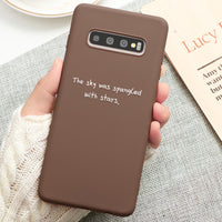 High Quality Soft Silicone TPU Anti-knock Case For Samsung Galaxy S20 S10 Note 10 9