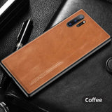 Genuine Oil Wax Leather Heavy Duty Protection Case for Samsung Galaxy S10 Note10 Series