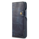 Galaxy Note 8 Vintage Style Genuine Leather Wallet Case With Card Slots