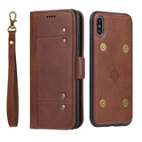 New Business Deluxe Leather Flip Case For iPhone X