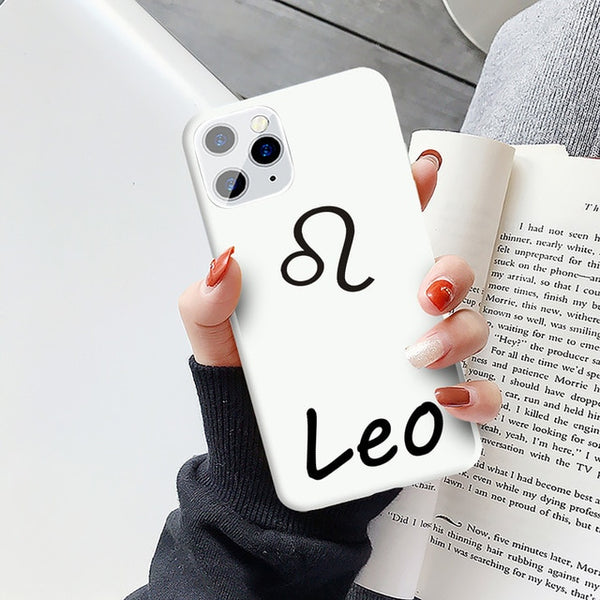 Zodiac Sign Candy Soft Silicone Phone Case For iPhone 11 Series