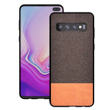 Fabric Cloth Soft Silicone Phone Cases for Samsung S10 S10 Plus S10E S8 S9 Plus Note 8 9