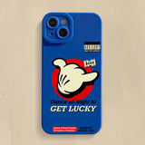 Creative Lucky Gesture Cool Pattern Soft Silicone Case For iPhone 15 14 13 series