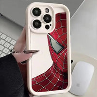 Spider Man Shockproof Soft TPU Silicone Matte Case for iPhone 15 14 13 series