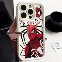 Spider Man Shockproof Soft TPU Silicone Matte Case for iPhone 15 14 13 series