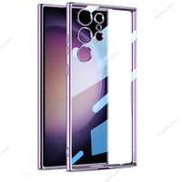 Magnetic Transparent Thin Case For Samsung Galaxy S24 series