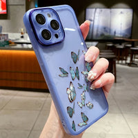 Flower Lens Camera Protection Shockproof Soft Silicone Case For iPhone 15 14 13 series