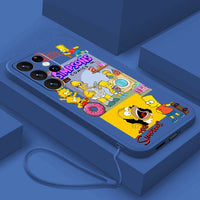 Cool Funny Comics Liquid Silicone Case For Samsung Galaxy S23 22 S21 series