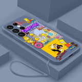 Cool Funny Comics Liquid Silicone Case For Samsung Galaxy S23 22 S21 series