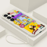 Cool Funny Comics Liquid Silicone Case For Samsung Galaxy S23 22 S21 series