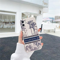 Luxury Fashion Relief Soft Silicone Case For iPhone 12 11 XS Series