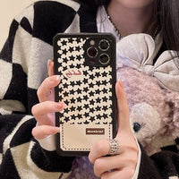 Luxury Korea Cute Star Pattern Leather Phone Case For iPhone 13 12 11 Series